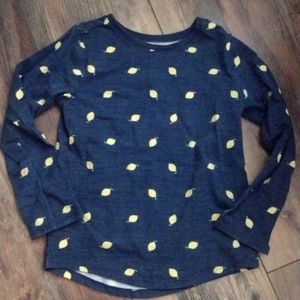 4t girls long sleeve lemons shirt by garanimals